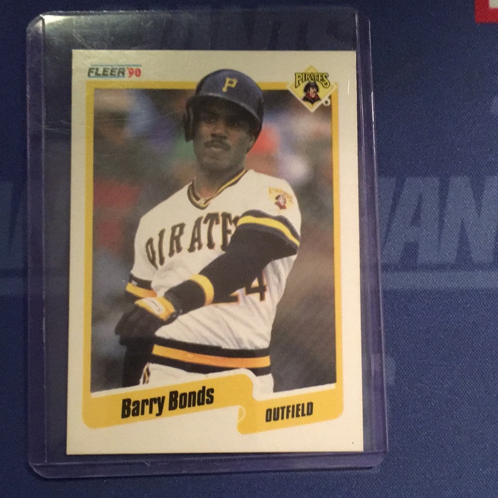 Barry bonds fleer 90 baseball card